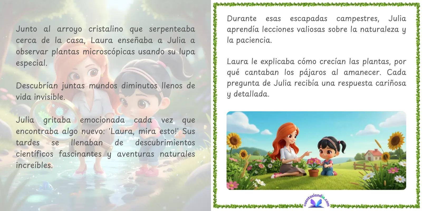 Doble página de «Mi Madrina y Yo»