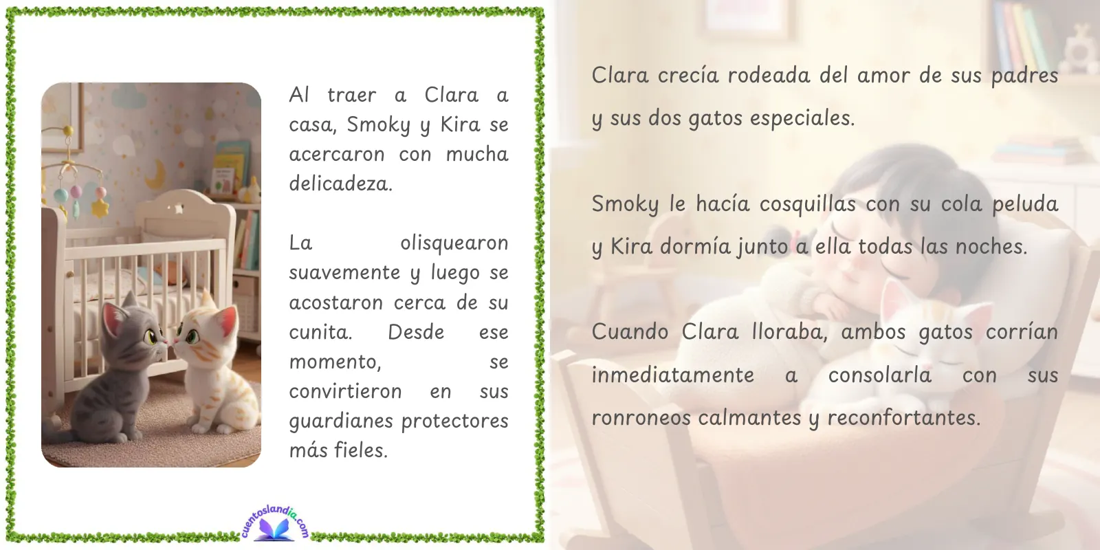 Doble página de «Nuestra Familia Gatuna»