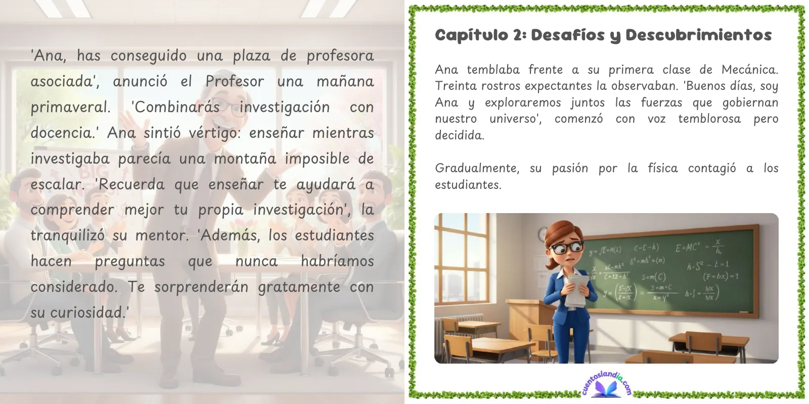 Doble página de «El Profesor del Valle en el Camino hacia la Tesis Doctoral»