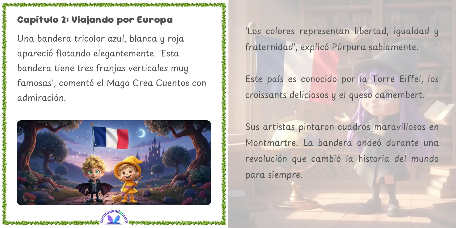 Doble página de «¿Qué bandera es esta?»