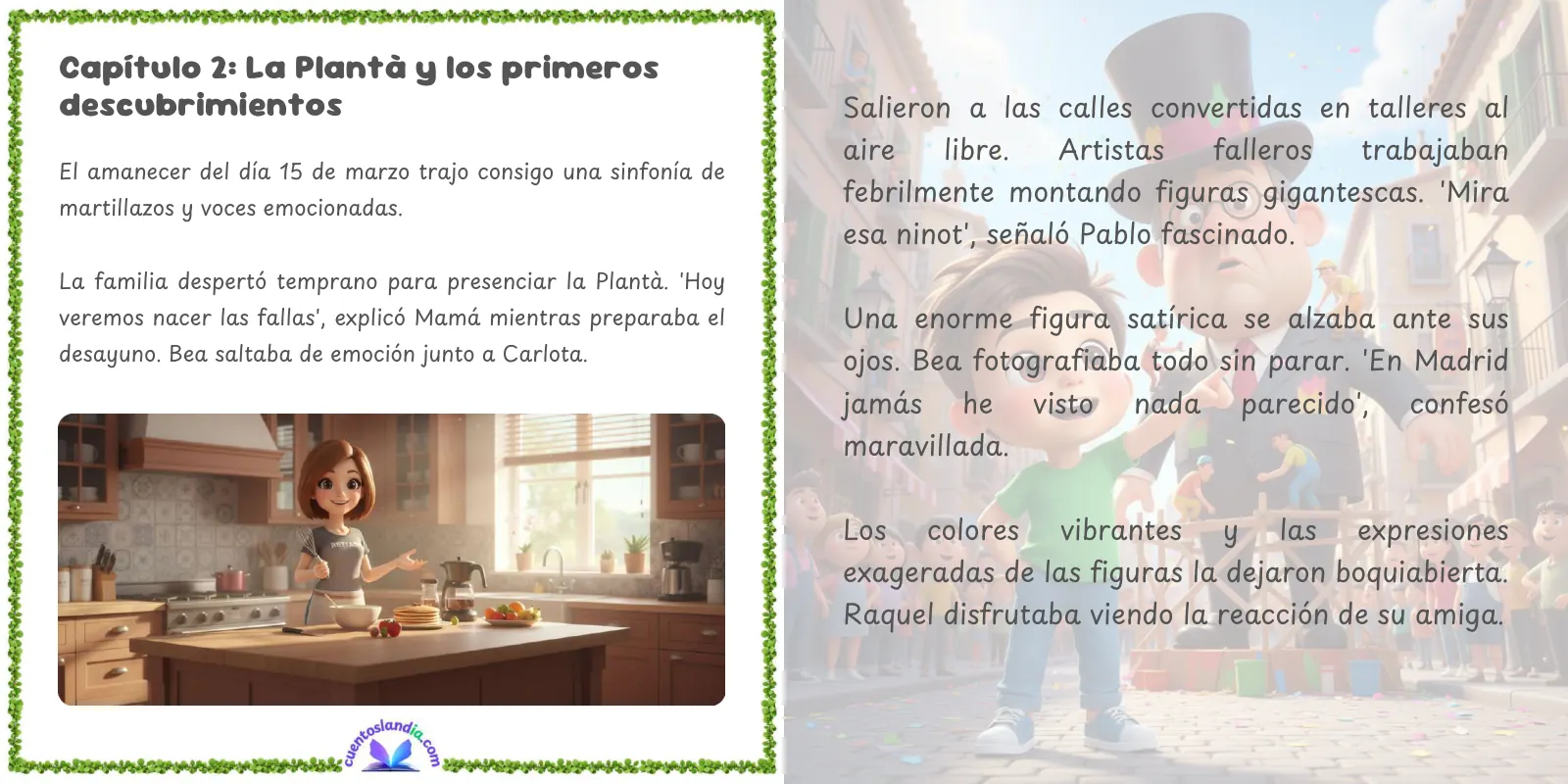 Doble página de «Unas Fallas Inolvidables»