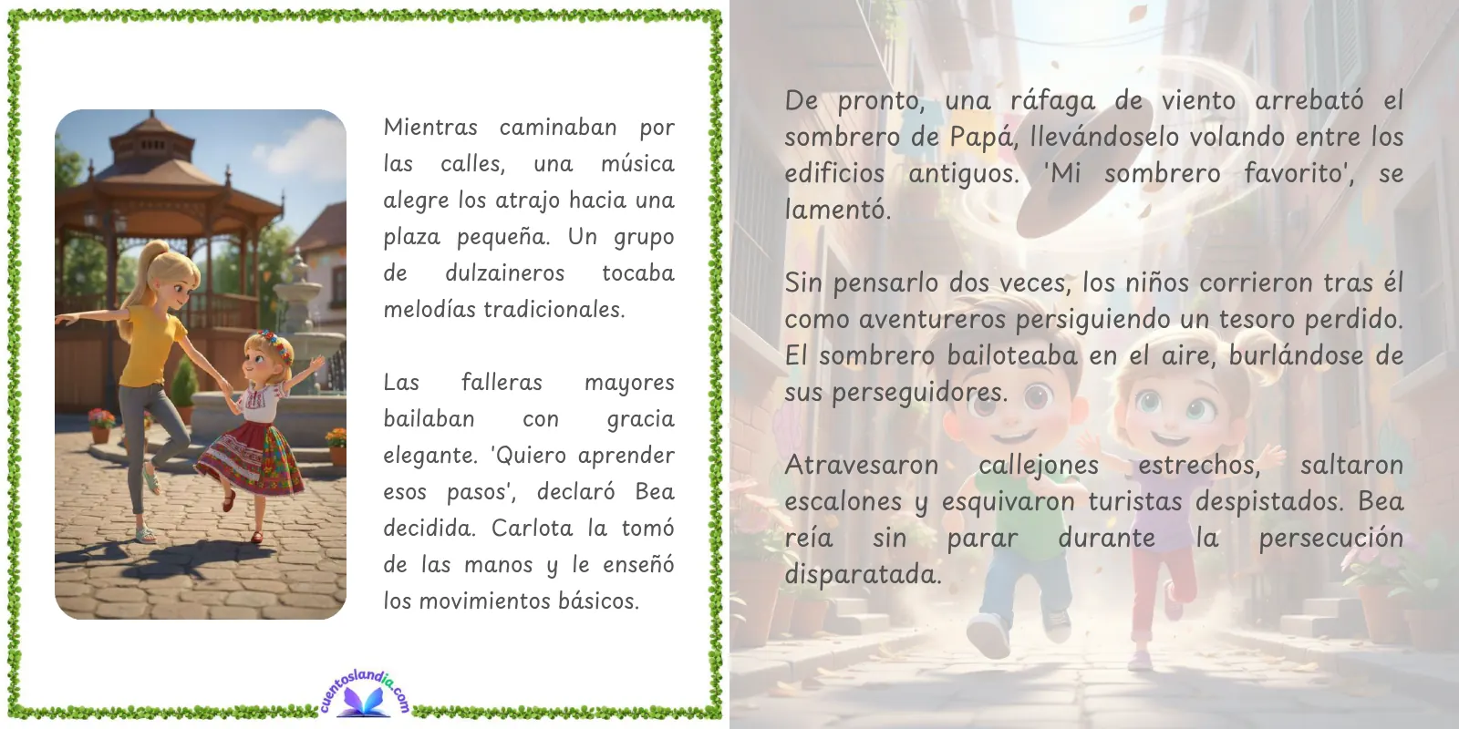 Doble página de «Unas Fallas Inolvidables»