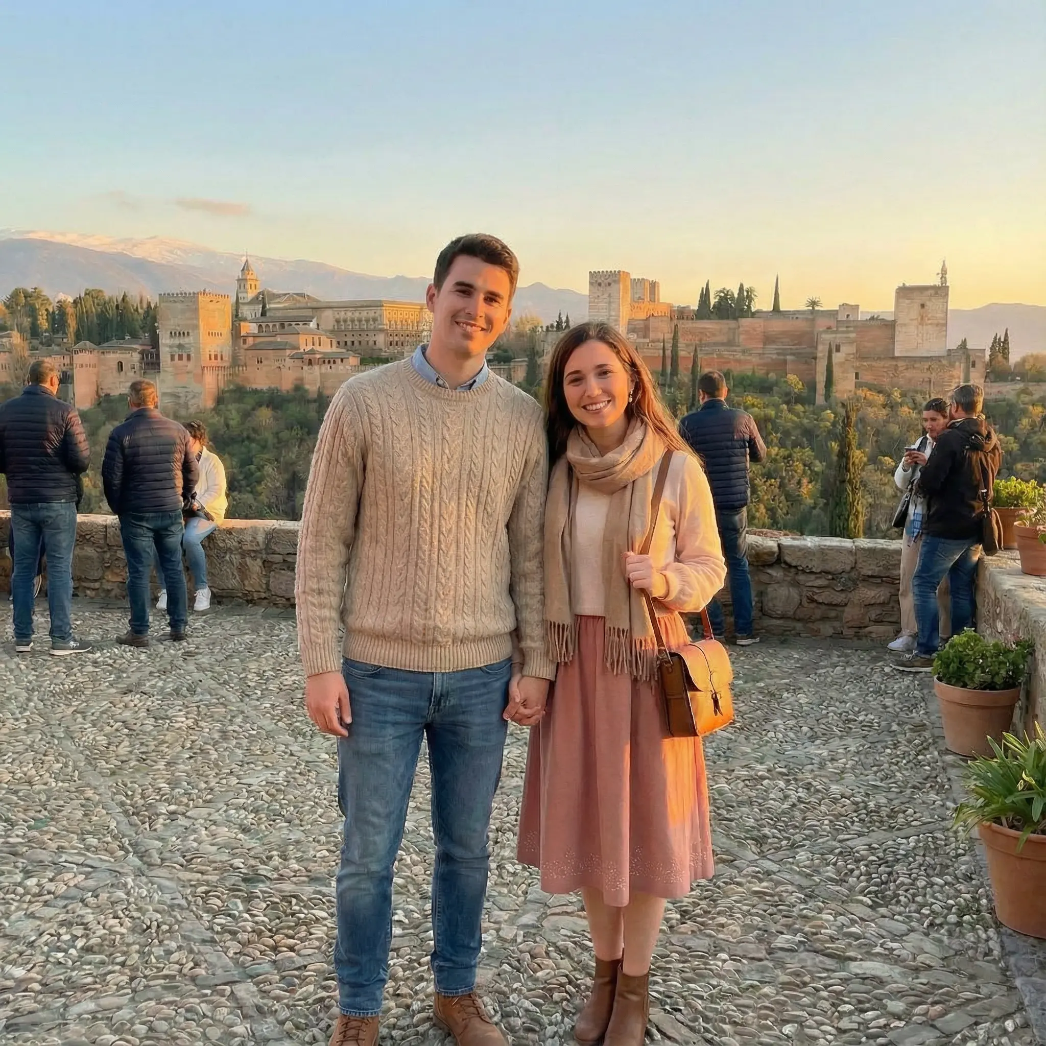 Foto real pareja en Granada