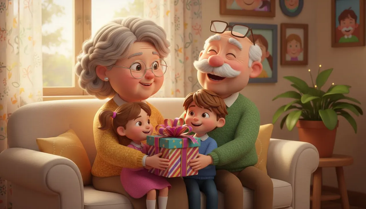 Regalo Personalizado para los Abuelos: La Historia de los Nietos en un Cuento