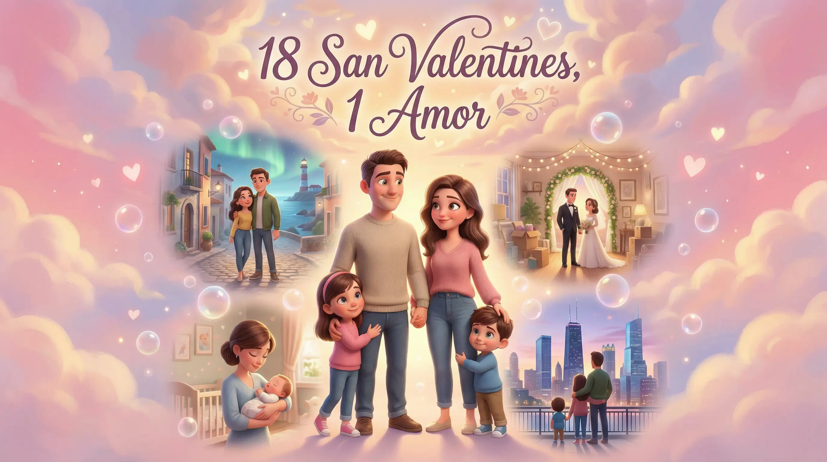 18 San Valentines, 1 Amor: Cómo resumir casi dos décadas en un regalo inolvidable