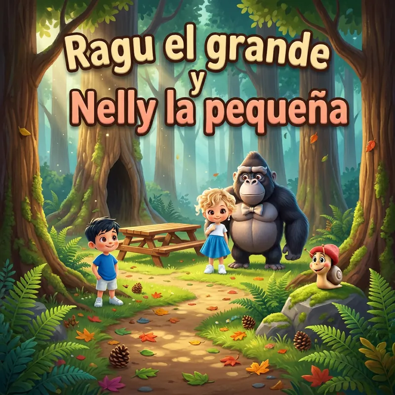 Portada de «Ragu el grande y Nelly la pequeña»