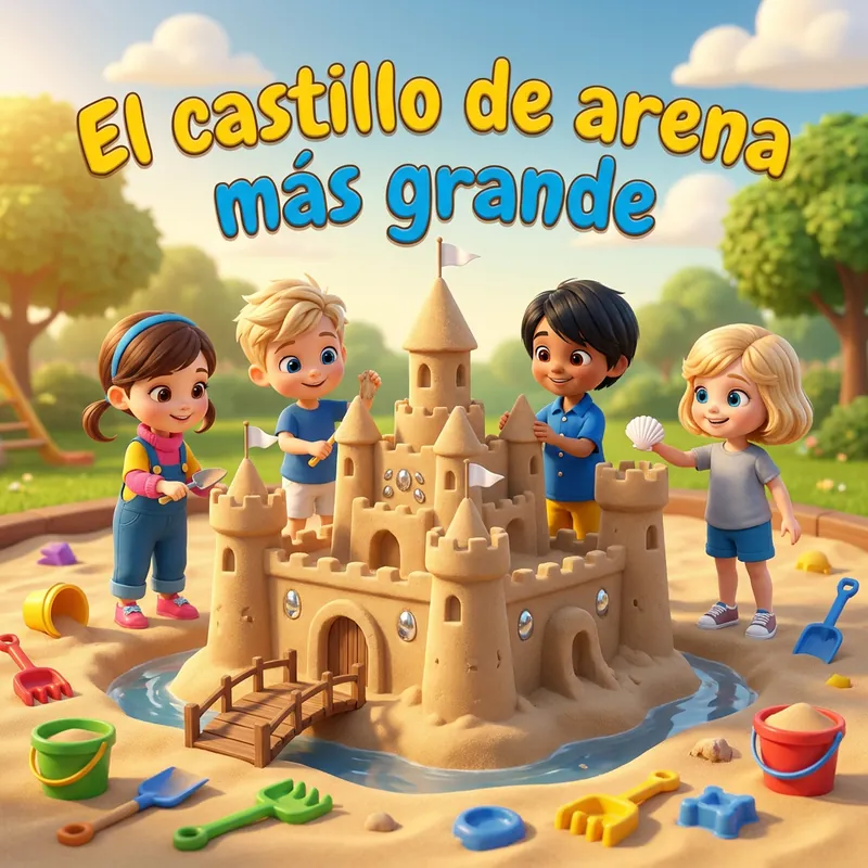 Portada de «El castillo de arena más grande»