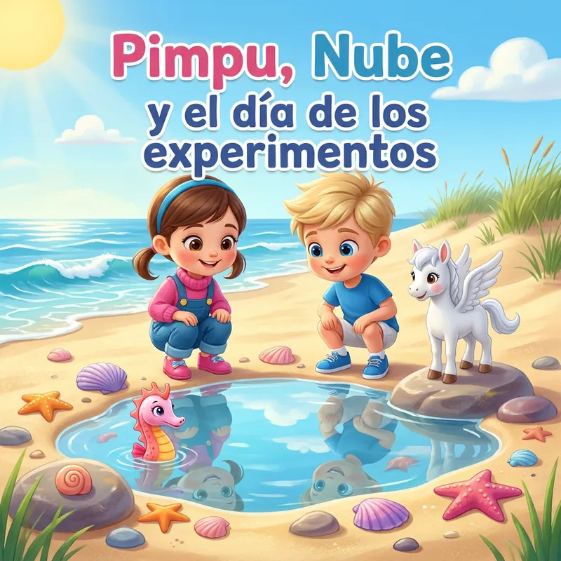 Portada de «Pimpu, Nube y el día de los experimentos»