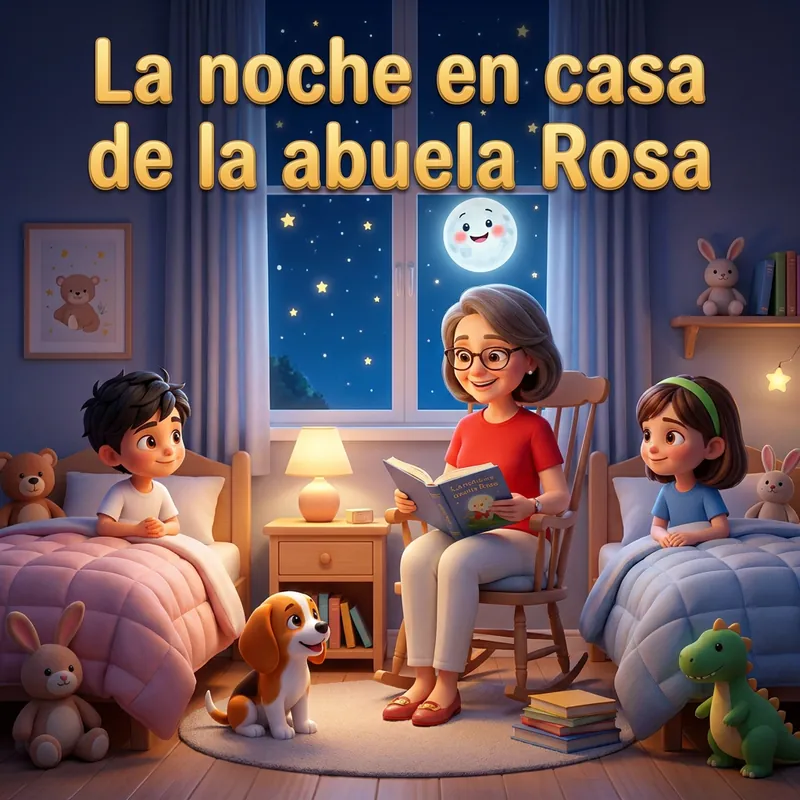 Portada de «La noche en casa de la abuela Rosa»