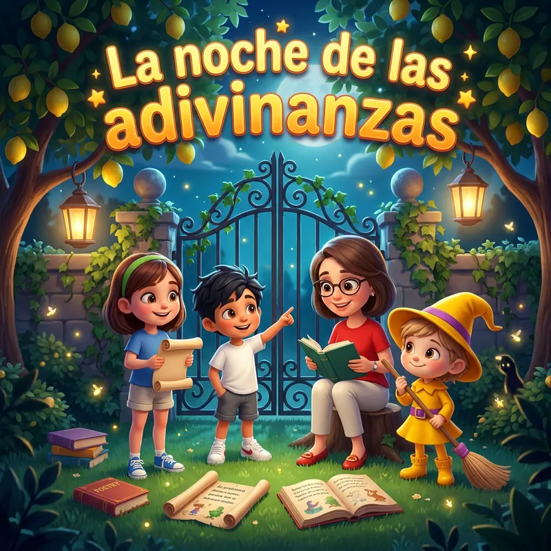 Portada de «La noche de las adivinanzas»