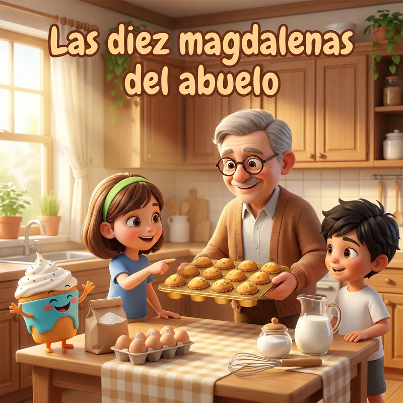 Portada de «Las diez magdalenas del abuelo»