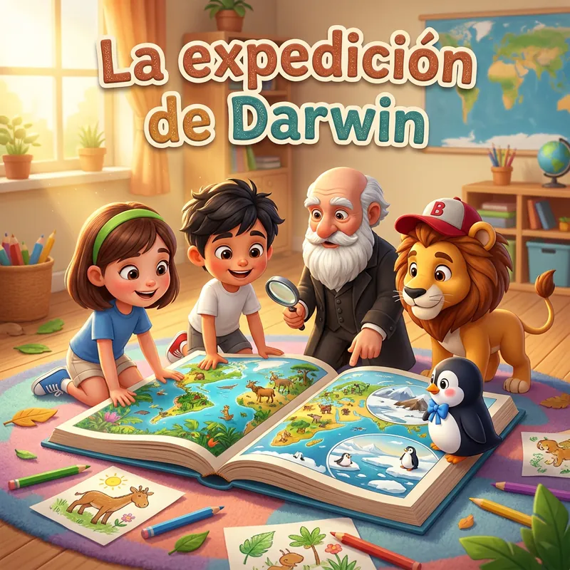 Portada de «La expedición de Darwin»