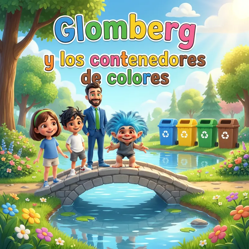Portada de «Glomberg y los contenedores de colores»