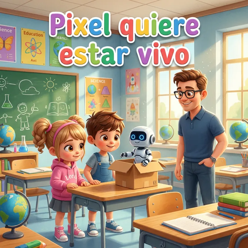 Portada de «Pixel quiere estar vivo»