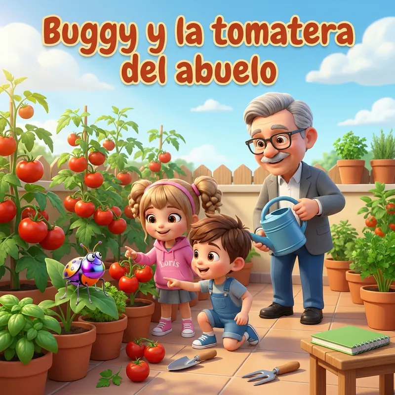 Portada de «Buggy y la tomatera del abuelo»