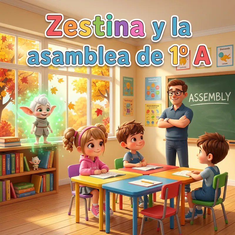 Portada de «Zestina y la asamblea de 1º A»