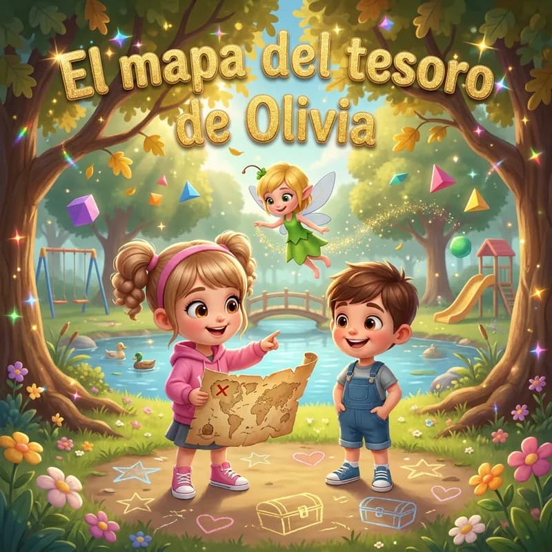 Portada de «El mapa del tesoro de Olivia»