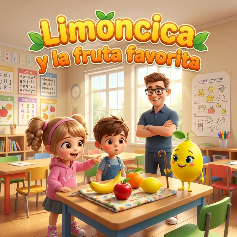 Portada de «Limoncica y la fruta favorita»