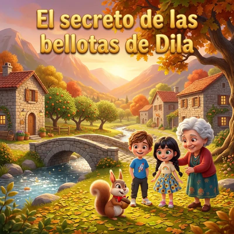 Portada de «El secreto de las bellotas de Dila»