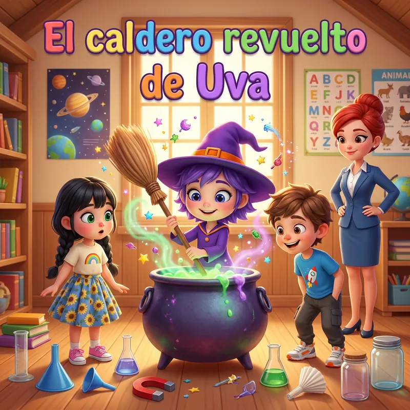 Portada de «El caldero revuelto de Uva»