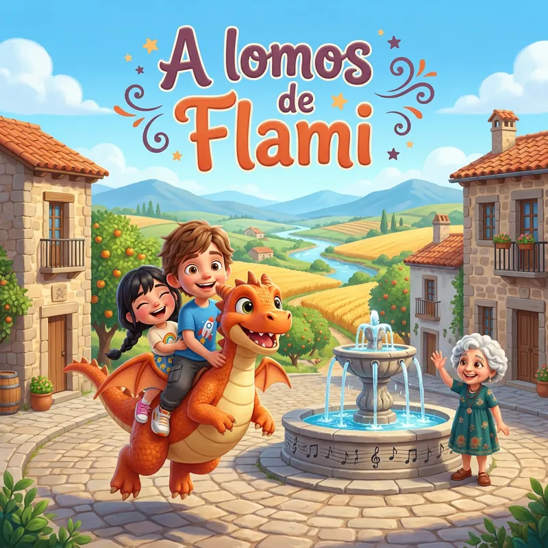 Portada de «A lomos de Flami»