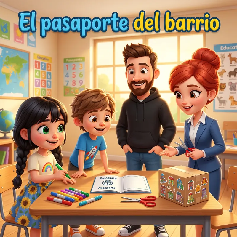 Portada de «El pasaporte del barrio»