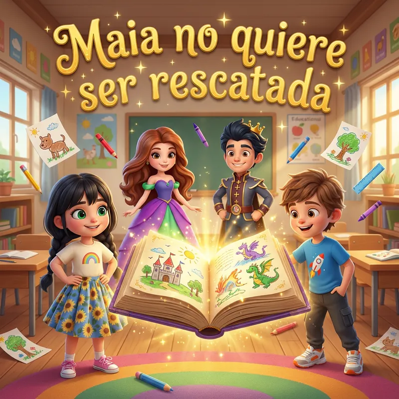 Portada de «Maia no quiere ser rescatada»