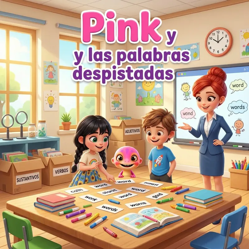 Portada de «Pink y las palabras despistadas»