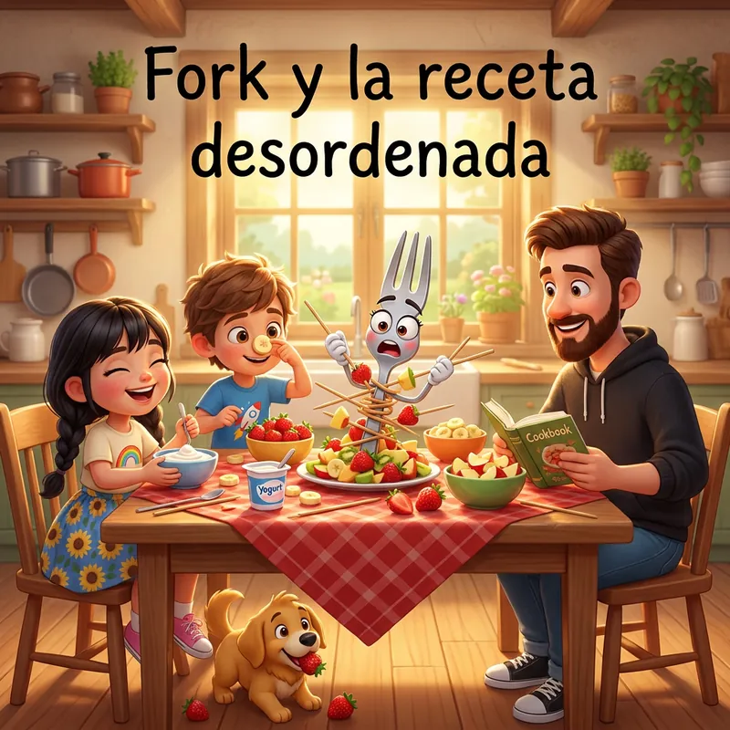 Portada de «Fork y la receta desordenada»