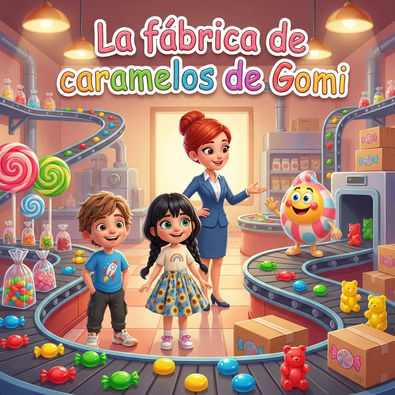 Portada de «La fábrica de caramelos de Gomi»