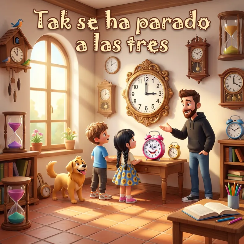 Portada de «Tak se ha parado a las tres»