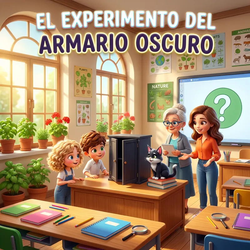 Portada de «El experimento del armario oscuro»