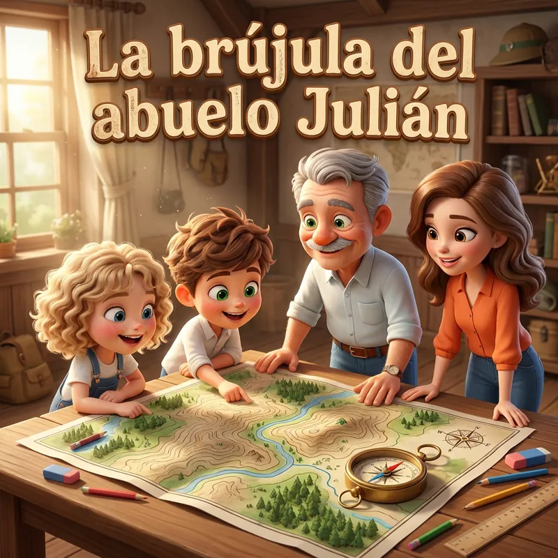 Portada de «La brújula del abuelo Julián»