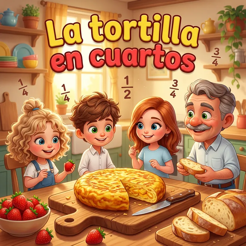 Portada de «La tortilla en cuartos»