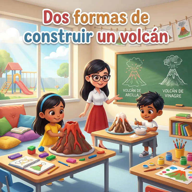 Portada de «Dos formas de construir un volcán»