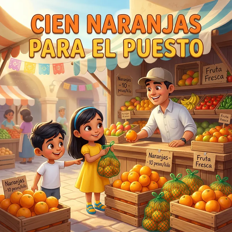 Portada de «Cien naranjas para el puesto»