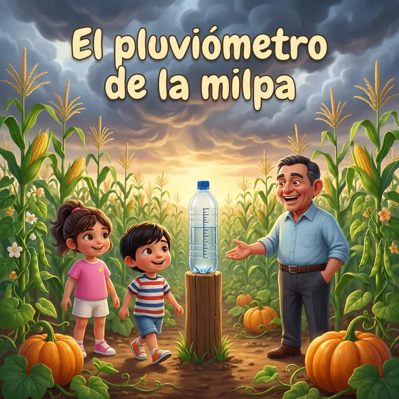Portada de «El pluviómetro de la milpa»