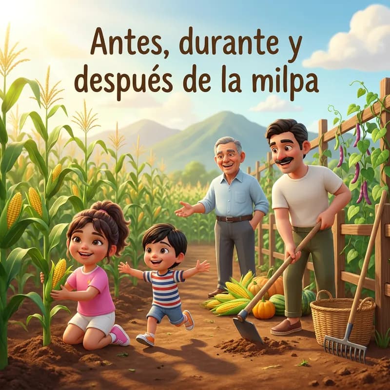 Portada de «Antes, durante y después de la milpa»