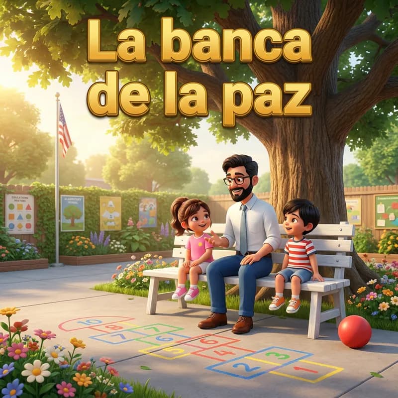 Portada de «La banca de la paz»