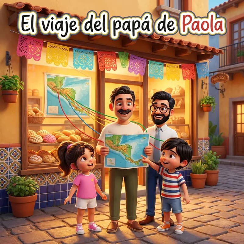 Portada de «El viaje del papá de Paola»