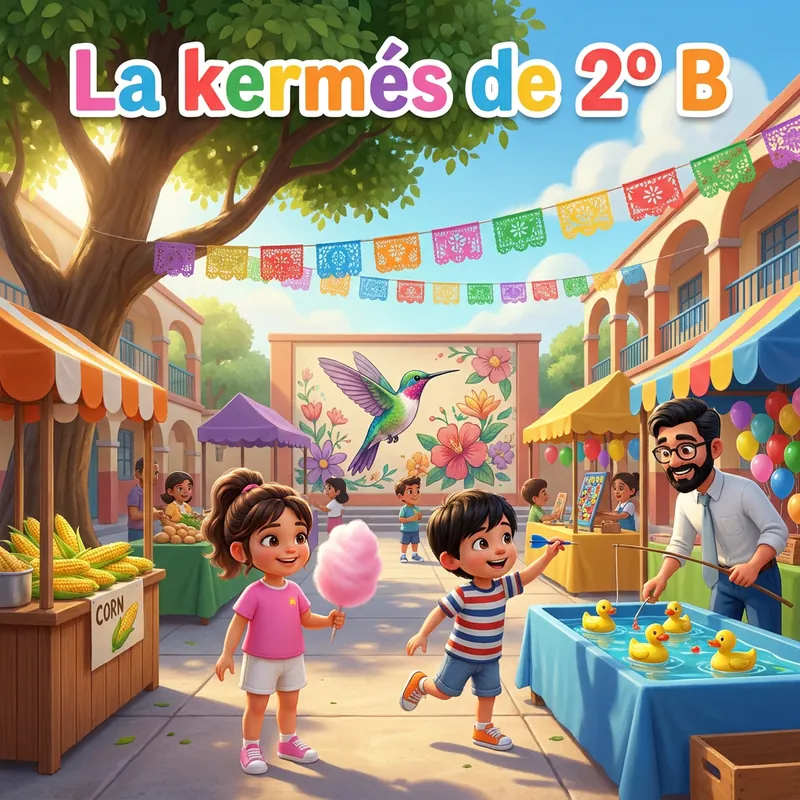 Portada de «La kermés de 2º B»