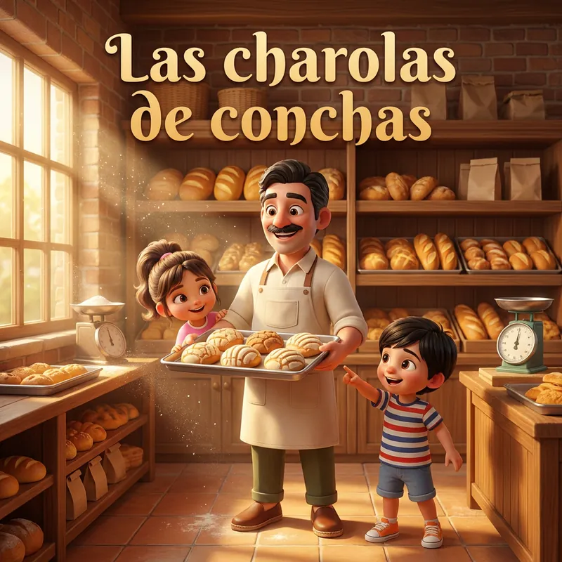 Portada de «Las charolas de conchas»