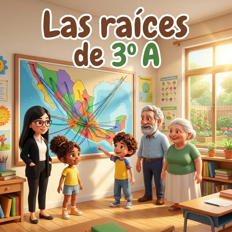 Portada de «Las raíces de 3º A»