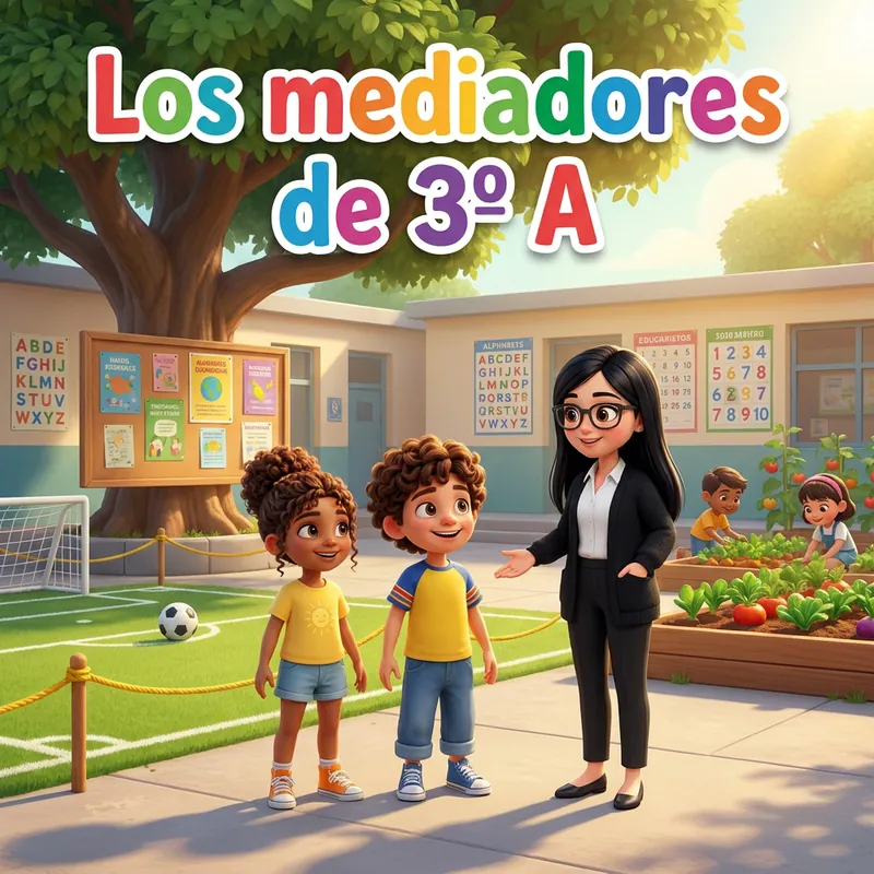 Portada de «Los mediadores de 3º A»
