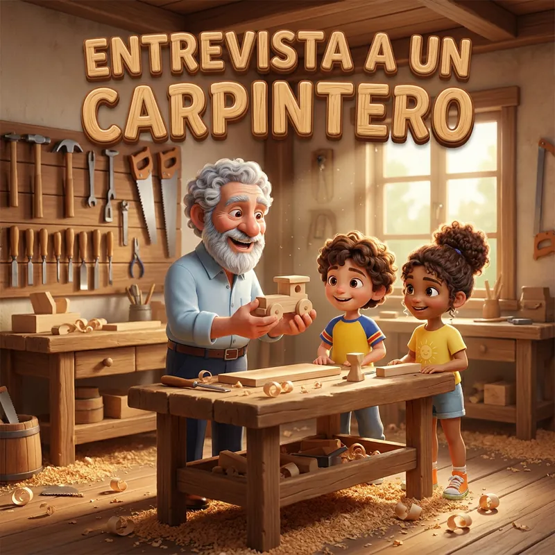 Portada de «Entrevista a un carpintero»