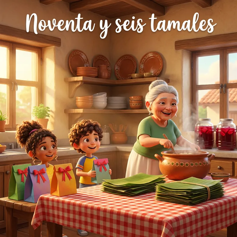Portada de «Noventa y seis tamales»