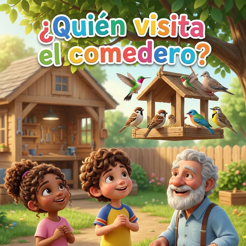 Portada de «¿Quién visita el comedero?»